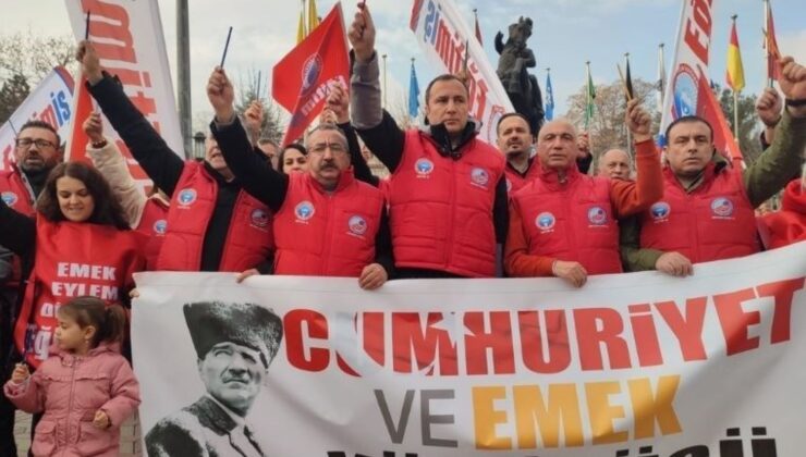 Eğitim-İş Genel Başkanı Kadem Özbay Polatlı’dan seslendi: ‘Cumhuriyetin mirasını yağmalıyorlar’