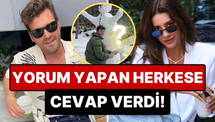 Kıvanç Tatlıtuğ’un Kardan Adam Yaptığı Anları Aşkla Paylaşan Başak Dizer “Kocam da Kocam” Modunu Fena Açtı!