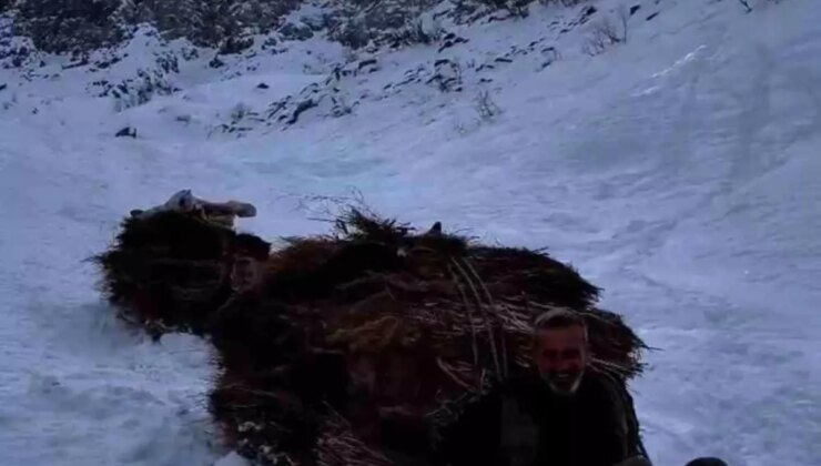 Hakkari’de Çiftçilerin Zorlu Kış Mücadelesi