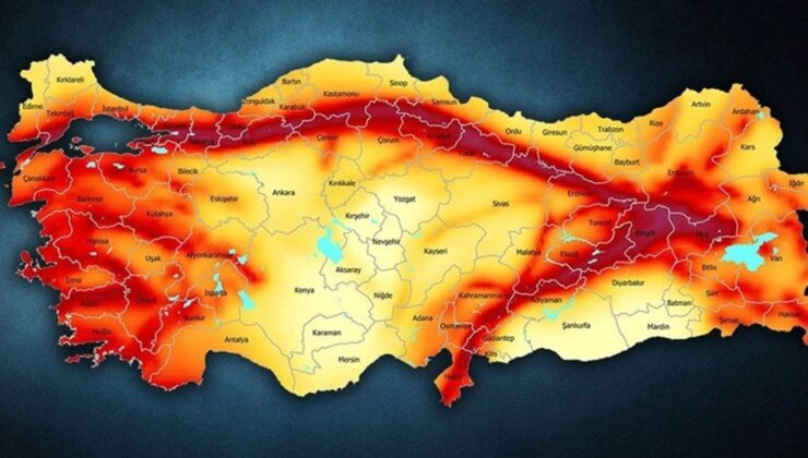 AFAD’dan ‘Türkiye Deprem Tehlike Haritası’ açıklaması: Hangi renk, hangi anlama geliyor?