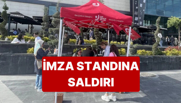 CHP’nin Samsun’daki İmza Standına Saldırı Gerçekleştirildi