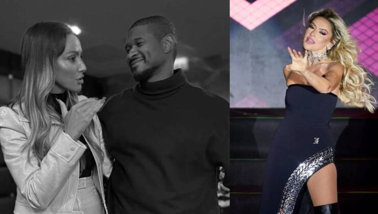 Hadise dünyaca ünlü şarkıcı Usher ile bir araya geldi