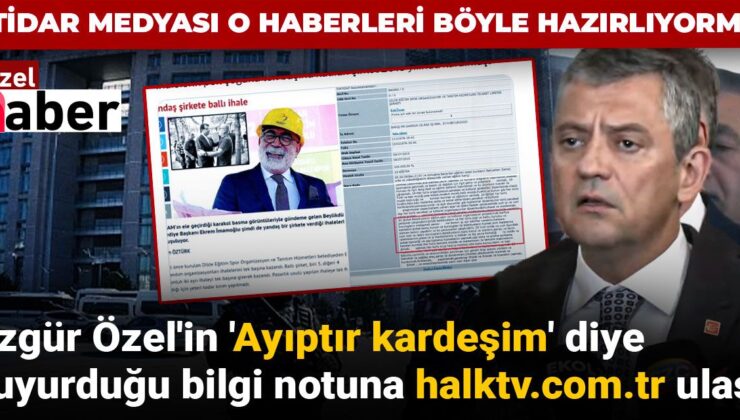 İBB operasyonunda yeni skandal: İktidar medyasına tek elden bilgi notu gönderildi