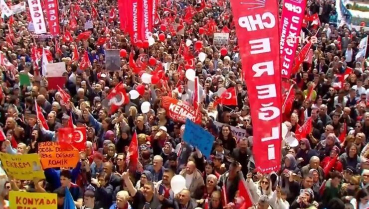 Konya’da ‘Millet İradesine Sahip Çıkıyor’ mitingi: CHP’den ‘AK Partililer hazırlansınlar!’ çağrısı