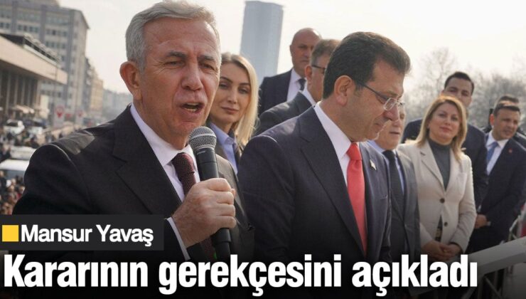 Mansur Yavaş, Ekrem İmamoğlu’na destek için sosyal medya hesabını onun kullanımına açtığını duyurdu.