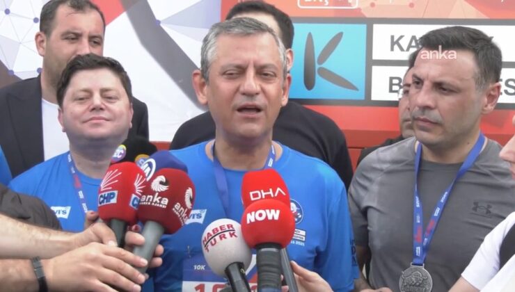 Özel 10 kilometre koştu, İmamoğlu mesajı verdi