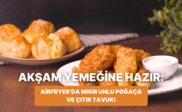 Philips Çift Hazneli Airfryer’da Mısır Unlu Poğaça ve Çıtır Tavuk Nasıl Yapılır?
