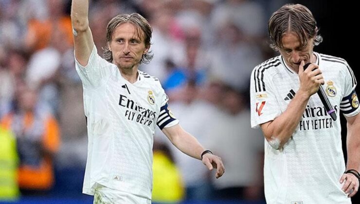 Real Madrid’de bir devir sona erdi! Luka Modric gözyaşlarıyla veda etti