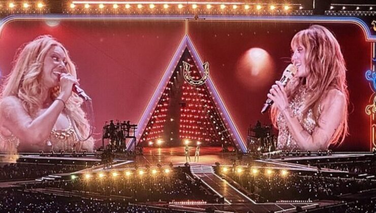 Beyonce konserinde Miley Cyrus sürprizi