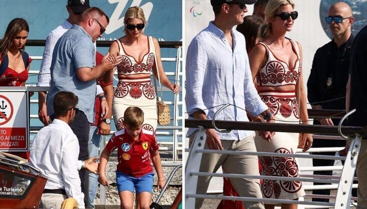Jeff Bezos’un düğünü için İtalya’ya gelen Ivanka Trump, şıklığıyla göz kamaştırdı