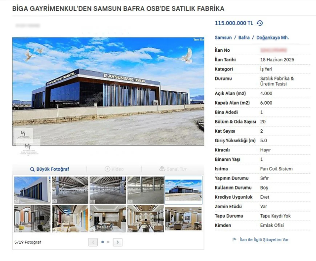 Konkordato ilan eden Türk tekstil devi fabrikasını satıyor