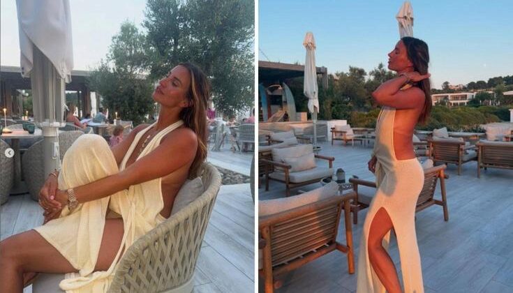 Ünlü oyuncu tatilde giydiği elbise ile ağızları açık bıraktı