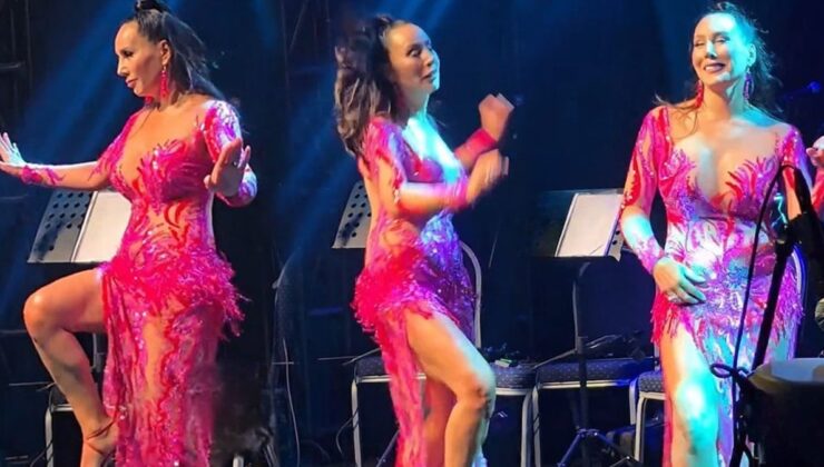 Boşanır boşanmaz sahneye oryantal kıyafetiyle çıktı